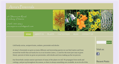 Desktop Screenshot of annasperennials.com
