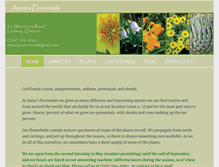 Tablet Screenshot of annasperennials.com